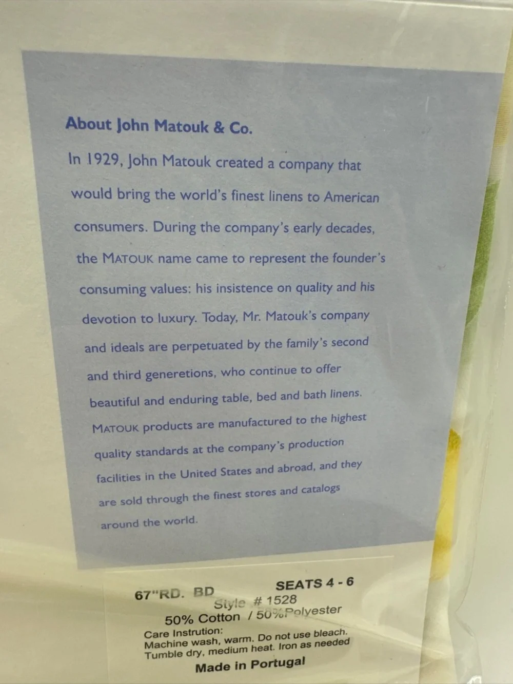 Matouk new package